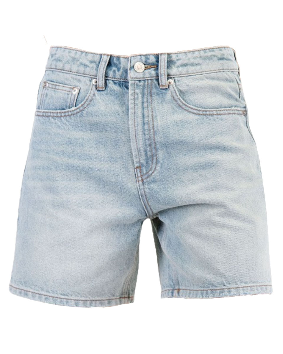 Denim Shorts in Light Denim - Blackbird Boutique
