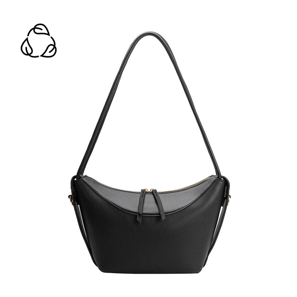 MELIE BIANCO Wesley Black Vegan Shoulder Bag - Blackbird Boutique
