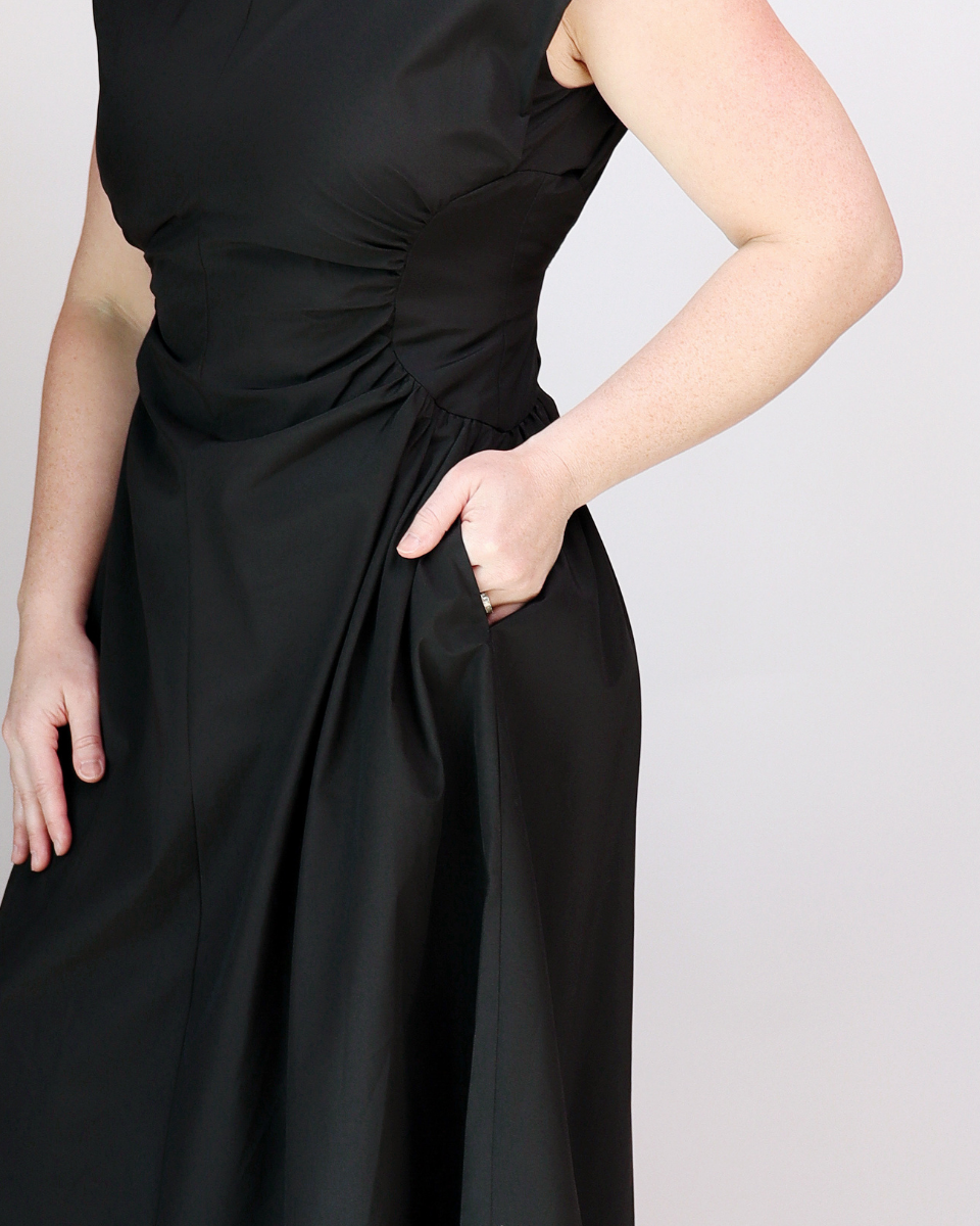 Lyla Ruched Waist Midi Dress