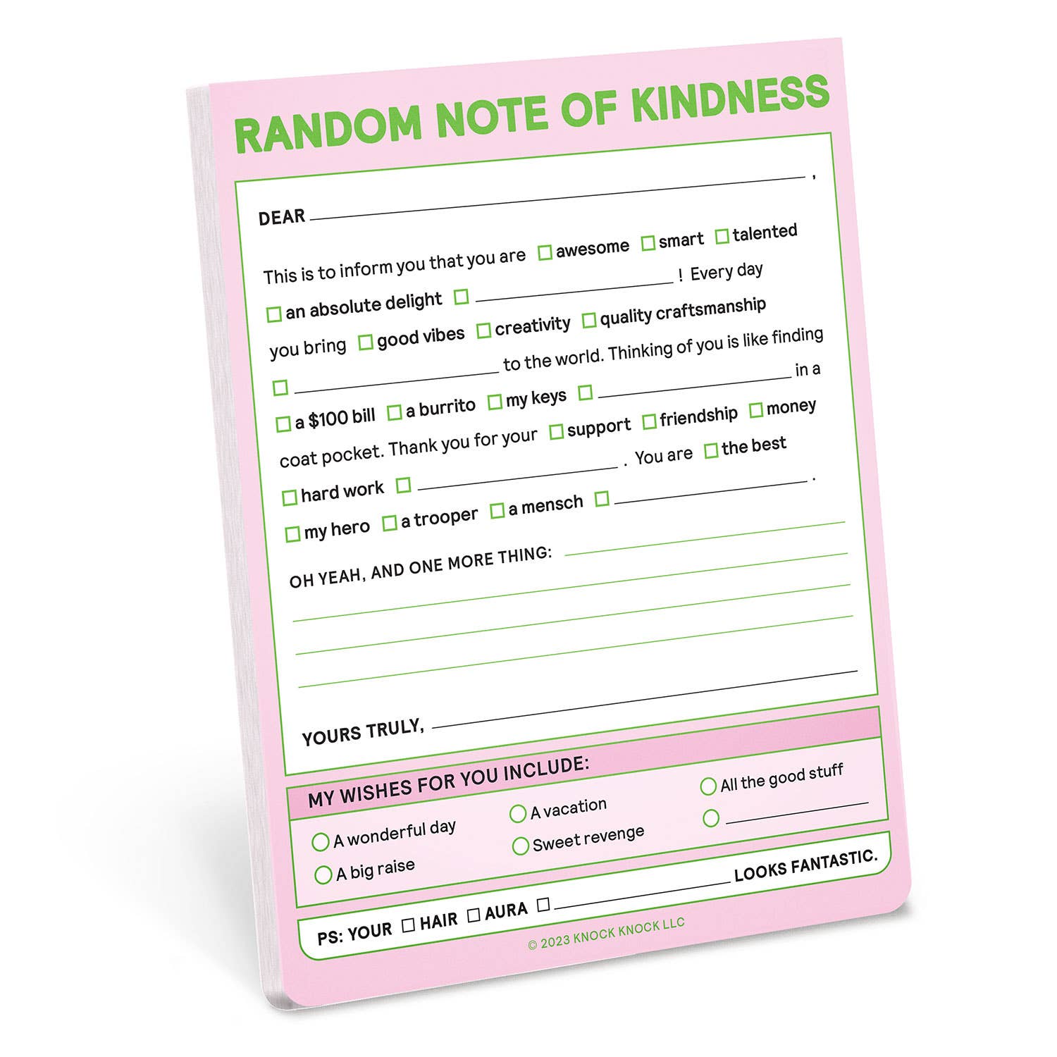 Random Note of Kindness Nifty Note Pad - Blackbird Boutique