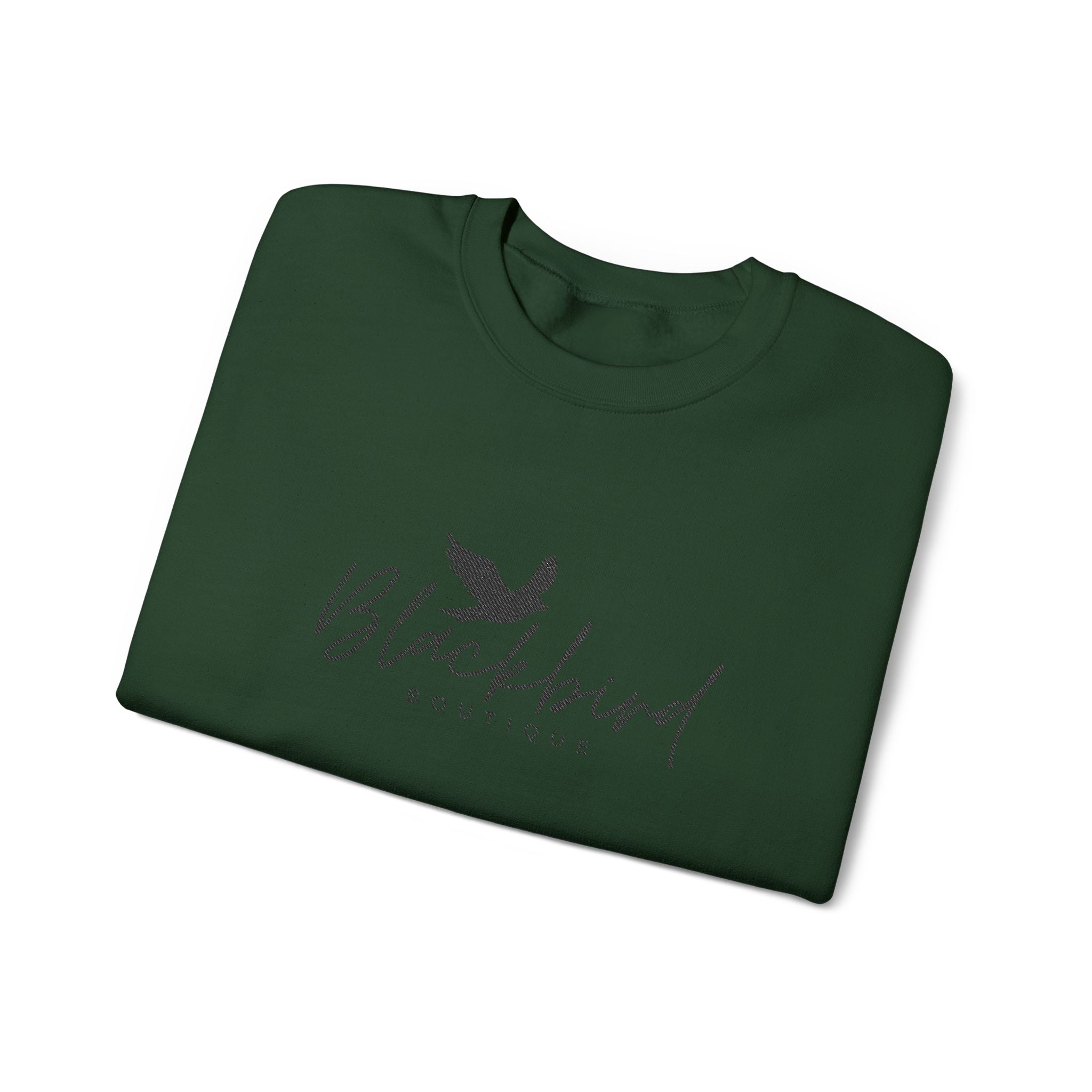 {ONLINE ONLY} Embroidered Blackbird Logo Crewneck Sweatshirt