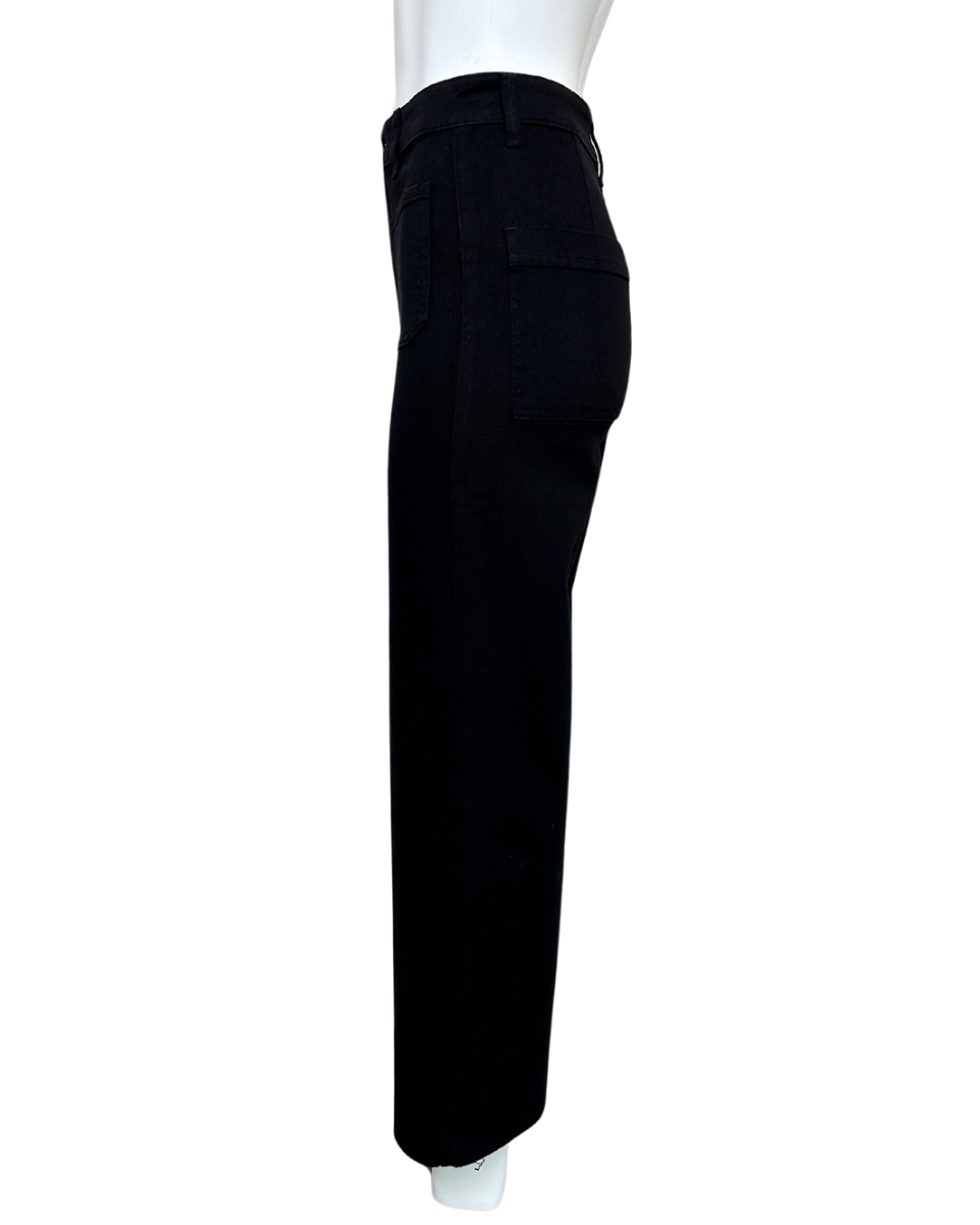 Black Wide Leg Denim - Blackbird Boutique