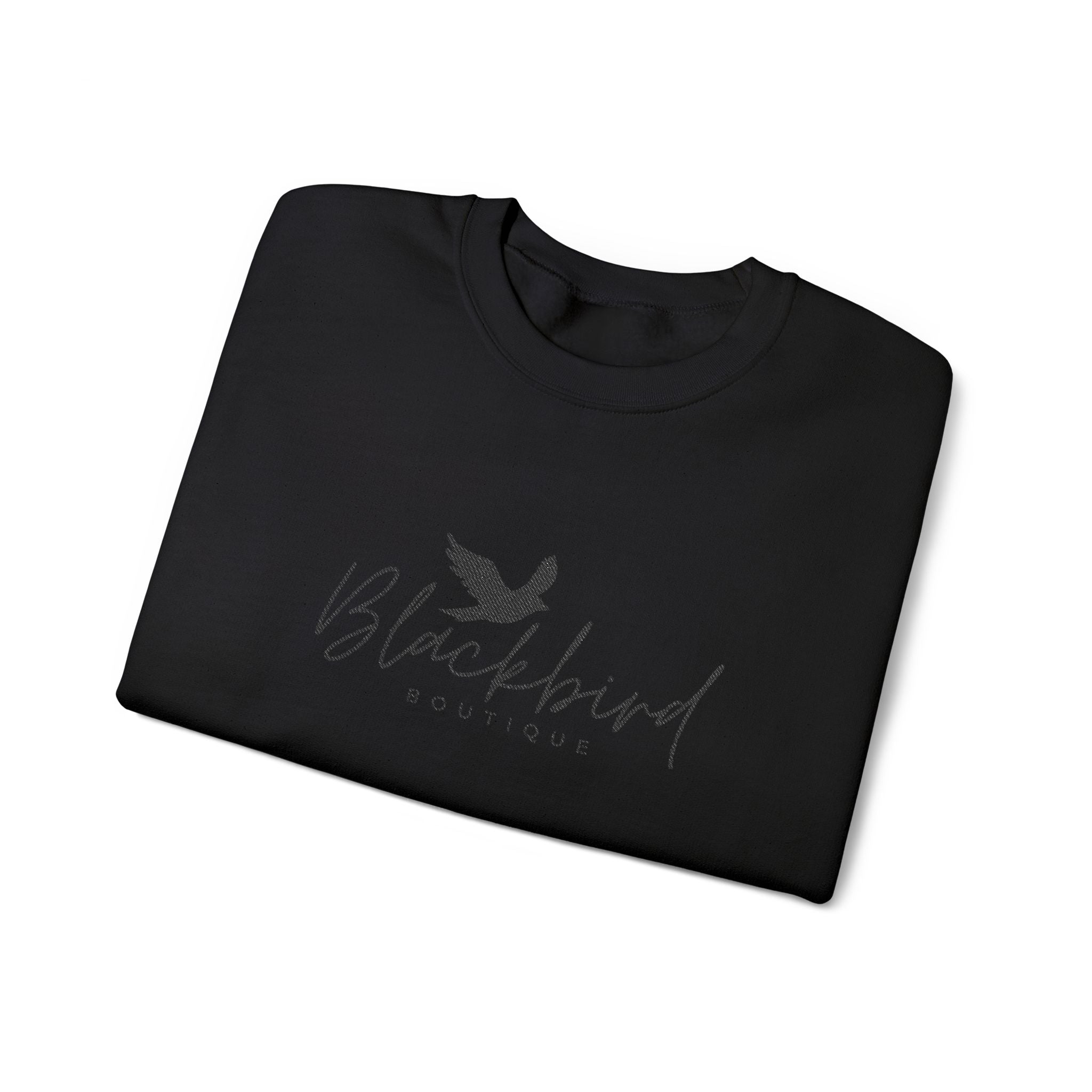 {ONLINE ONLY} Embroidered Blackbird Logo Crewneck Sweatshirt