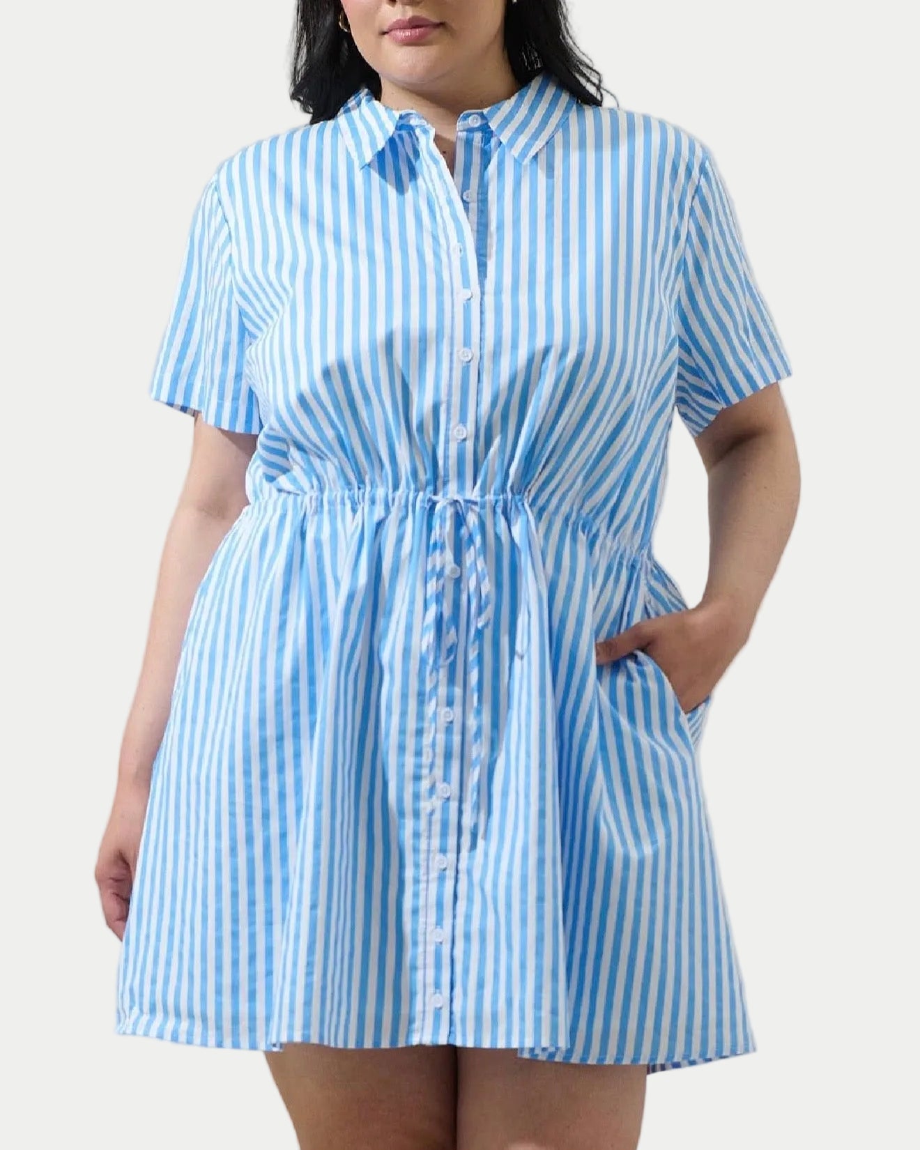 Saida Striped Kenda Shift Mini Dress - Blackbird Boutique