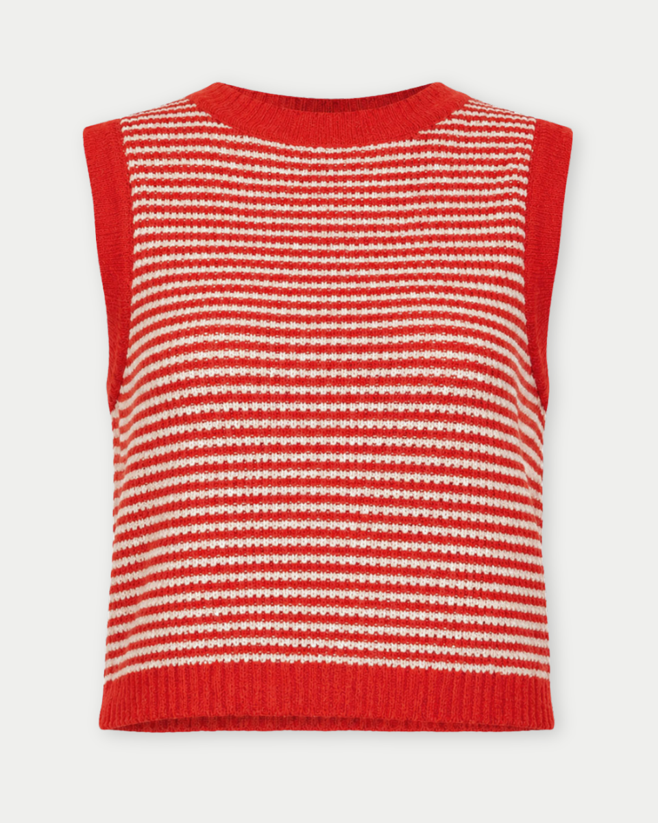 Cleo Sleeveless Sweater Top - Blackbird Boutique
