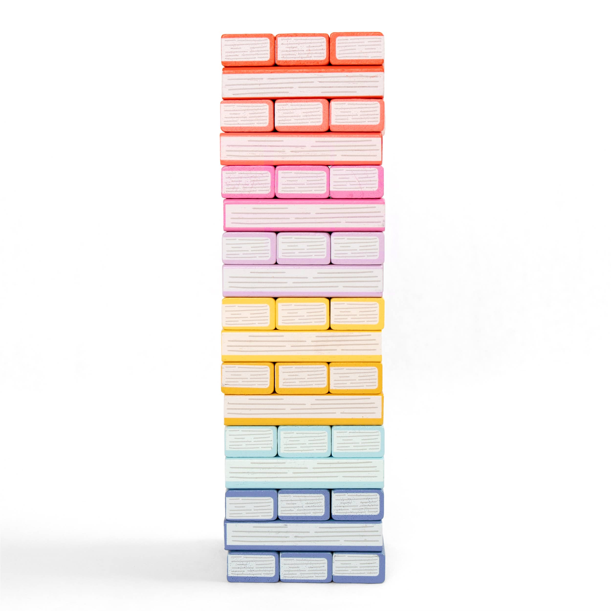 Tumbling Book Stack - Wooden Block Stacking & Balance Game - Blackbird Boutique