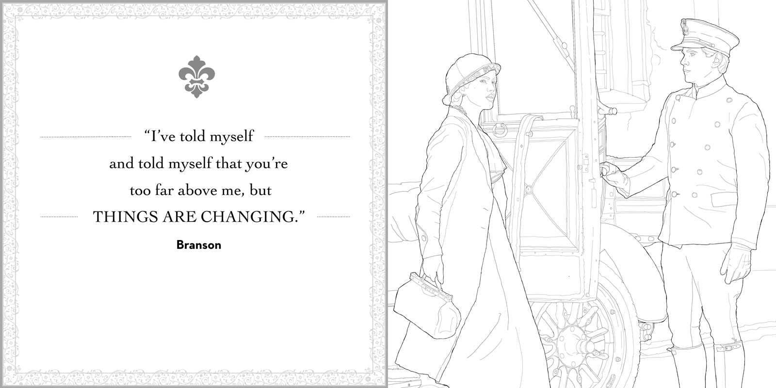 Downton Abbey: The Official Coloring Book (Gold Foil Gift Edition)