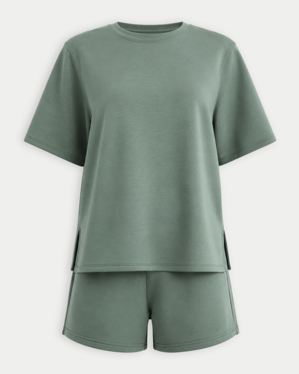 Weekender Scuba Tee And Shorts Set