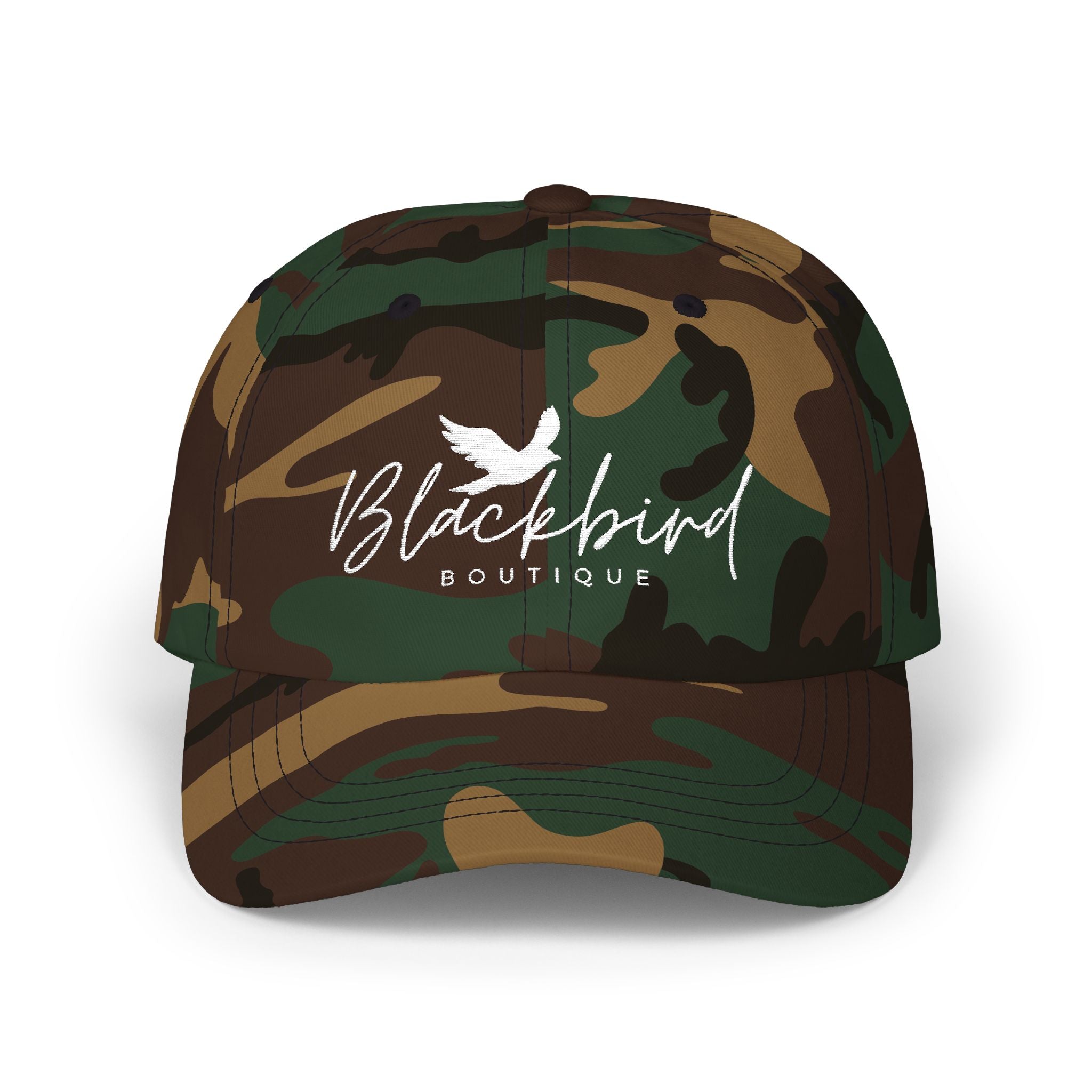 {ONLINE ONLY} Blackbird Logo Camouflage Cap - Blackbird Boutique