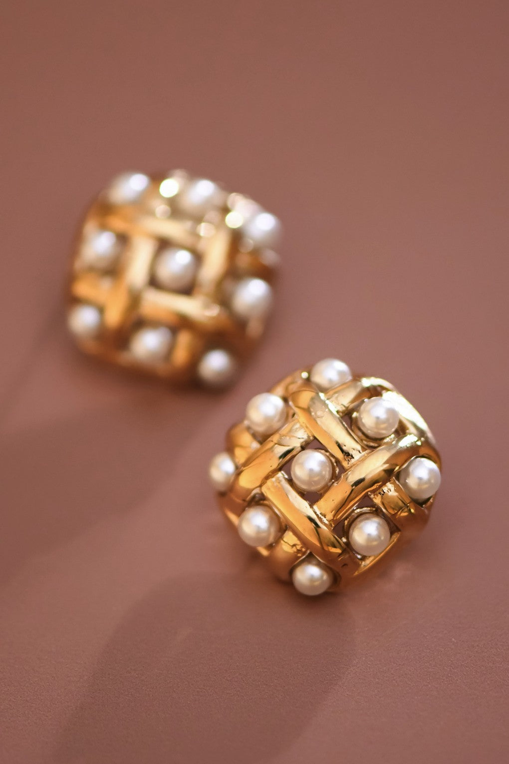 Pearl Studded Earrings