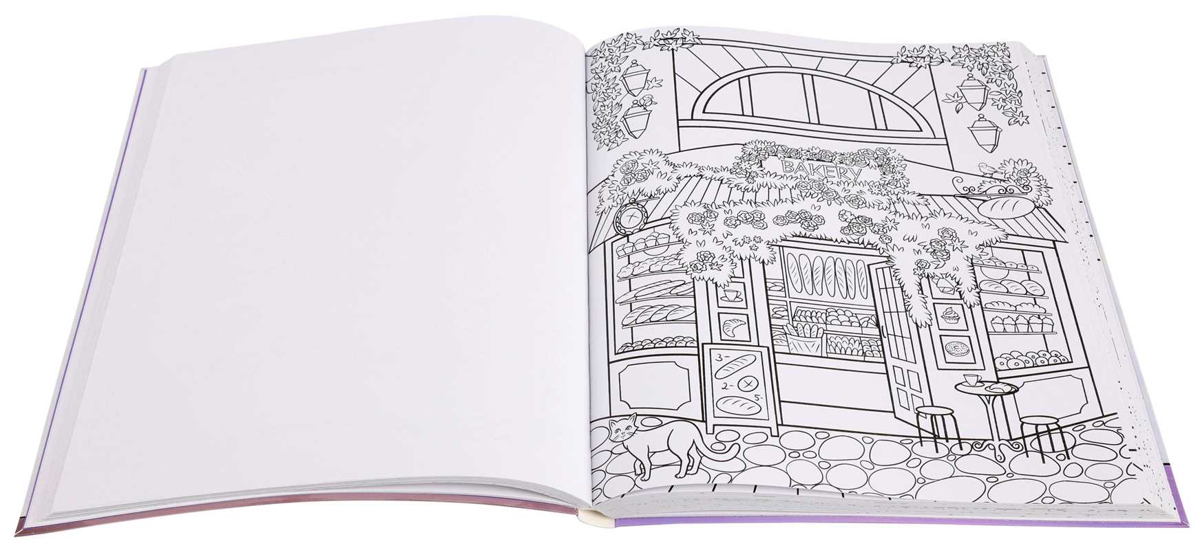 Cozy Boutiques Coloring Book