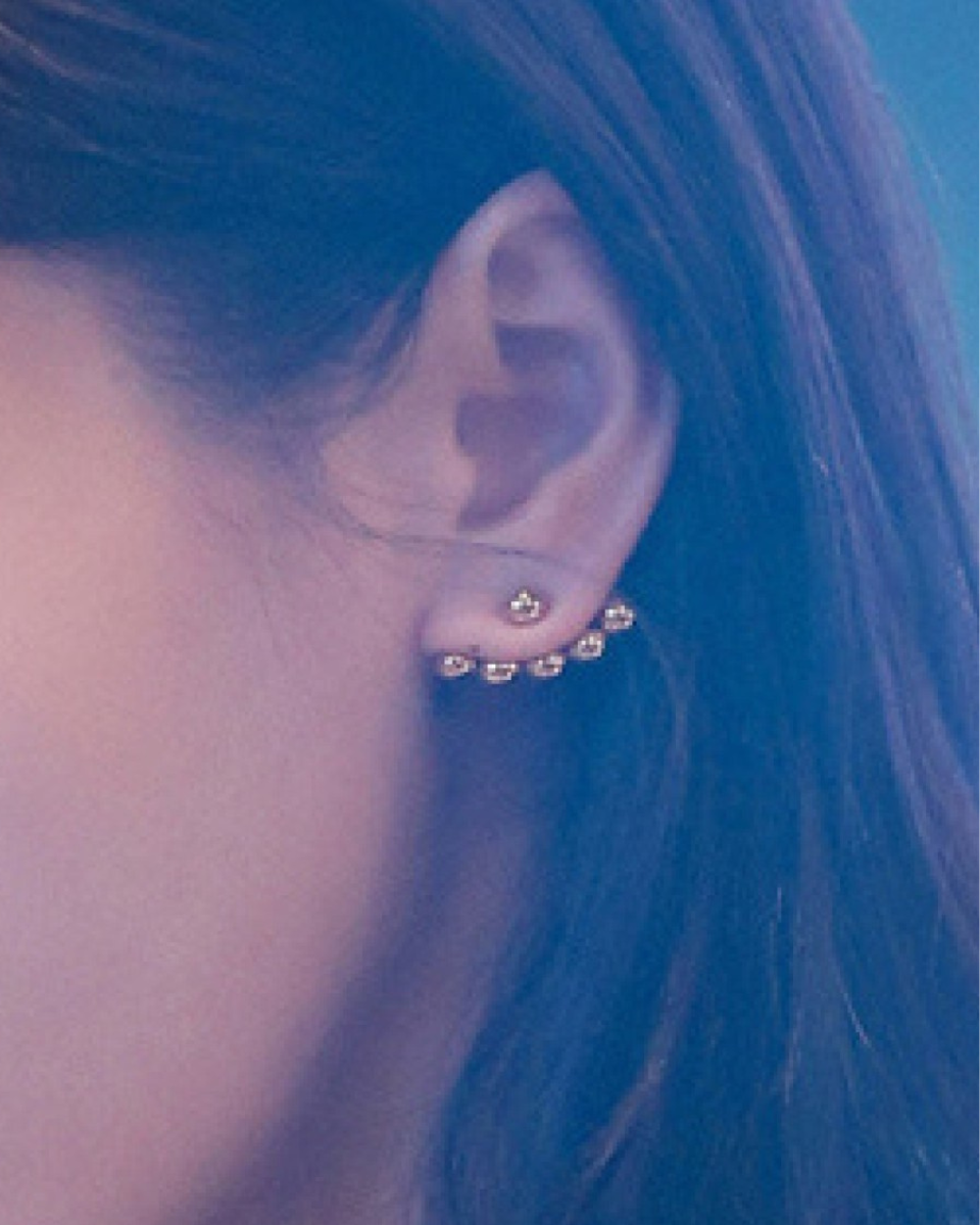 18K Gold Plated Stainless Steel Ear Jackets - Blackbird Boutique