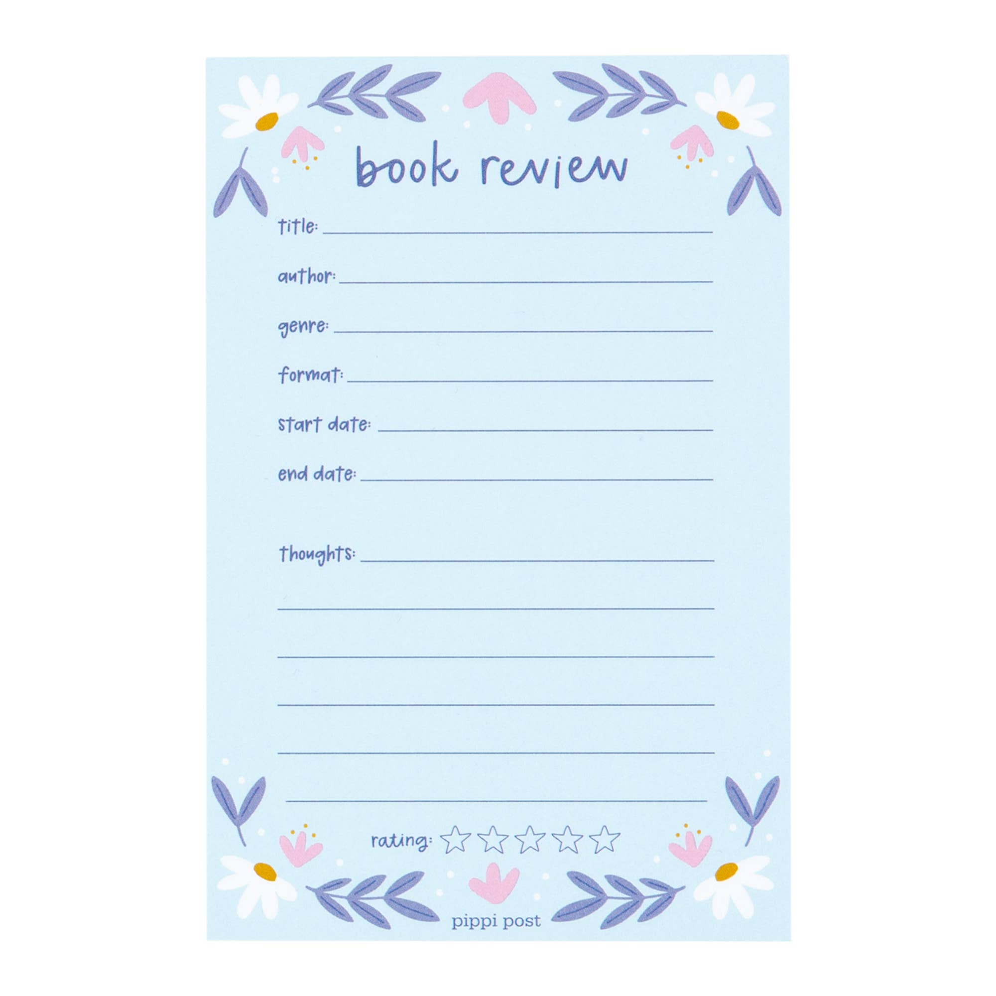 Blue Book Review 4x6 Notepad - Blackbird Boutique