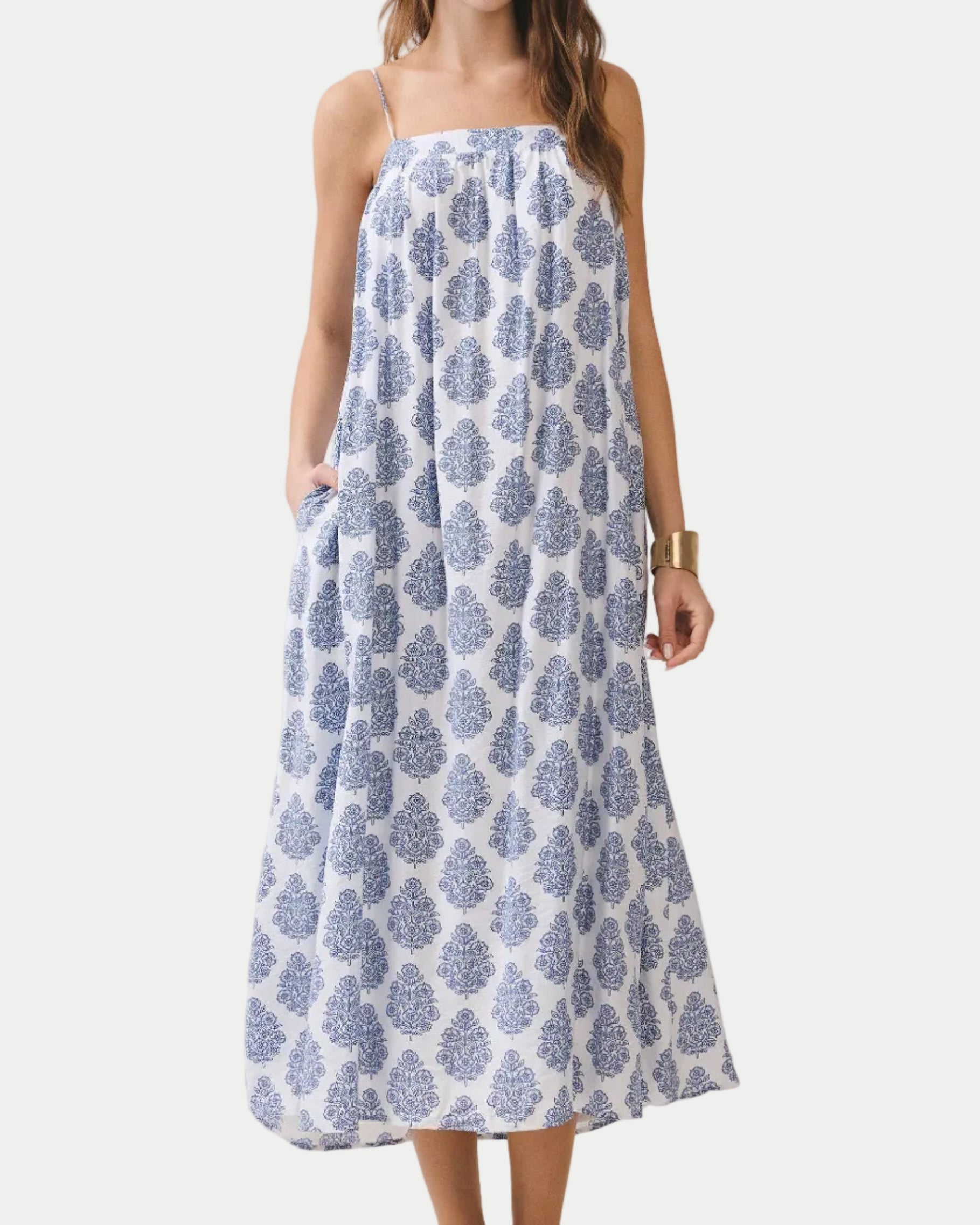 Maui Flowy Maxi Dress - Blackbird Boutique