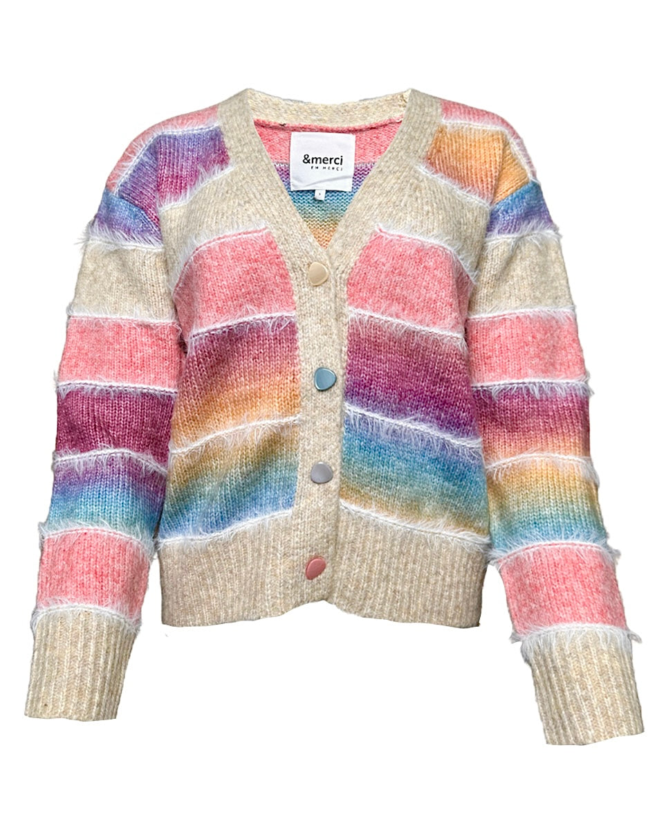 Rainbow Soft Cardigan