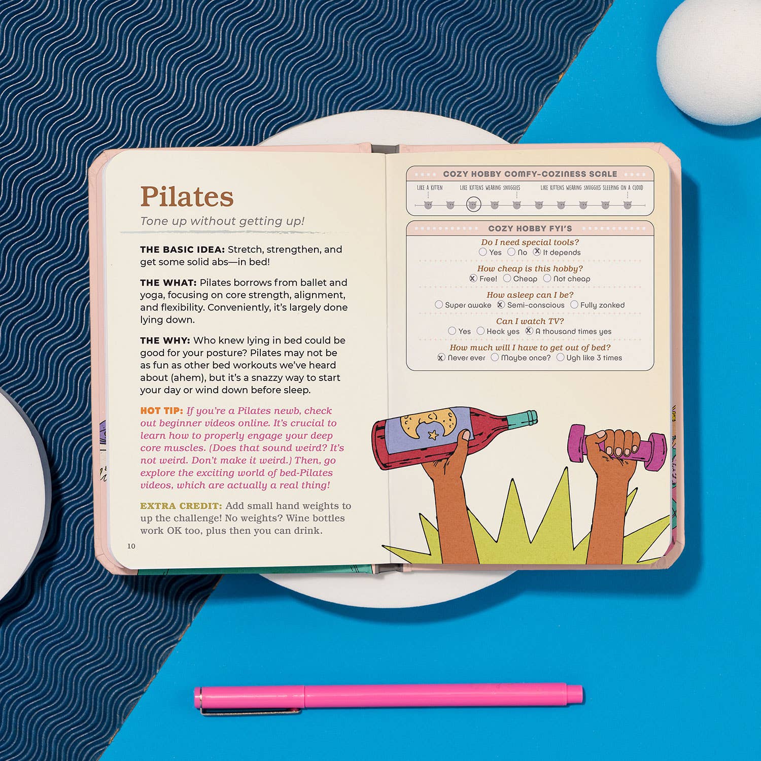 Cozy Hobbies You Can Do in Bed Book - Blackbird Boutique