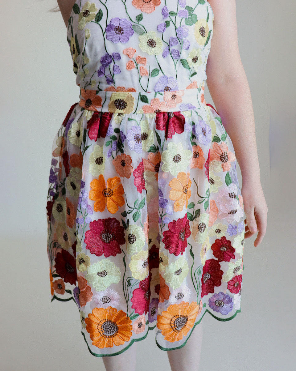 Seraphina Halter Mini Dress - Blackbird Boutique