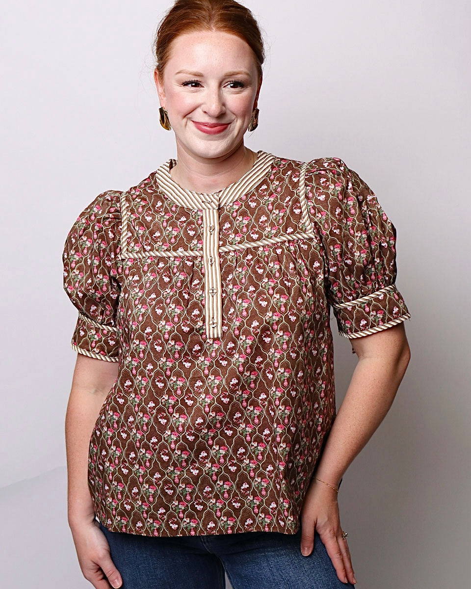 Frankie Floral Cotton Blouse