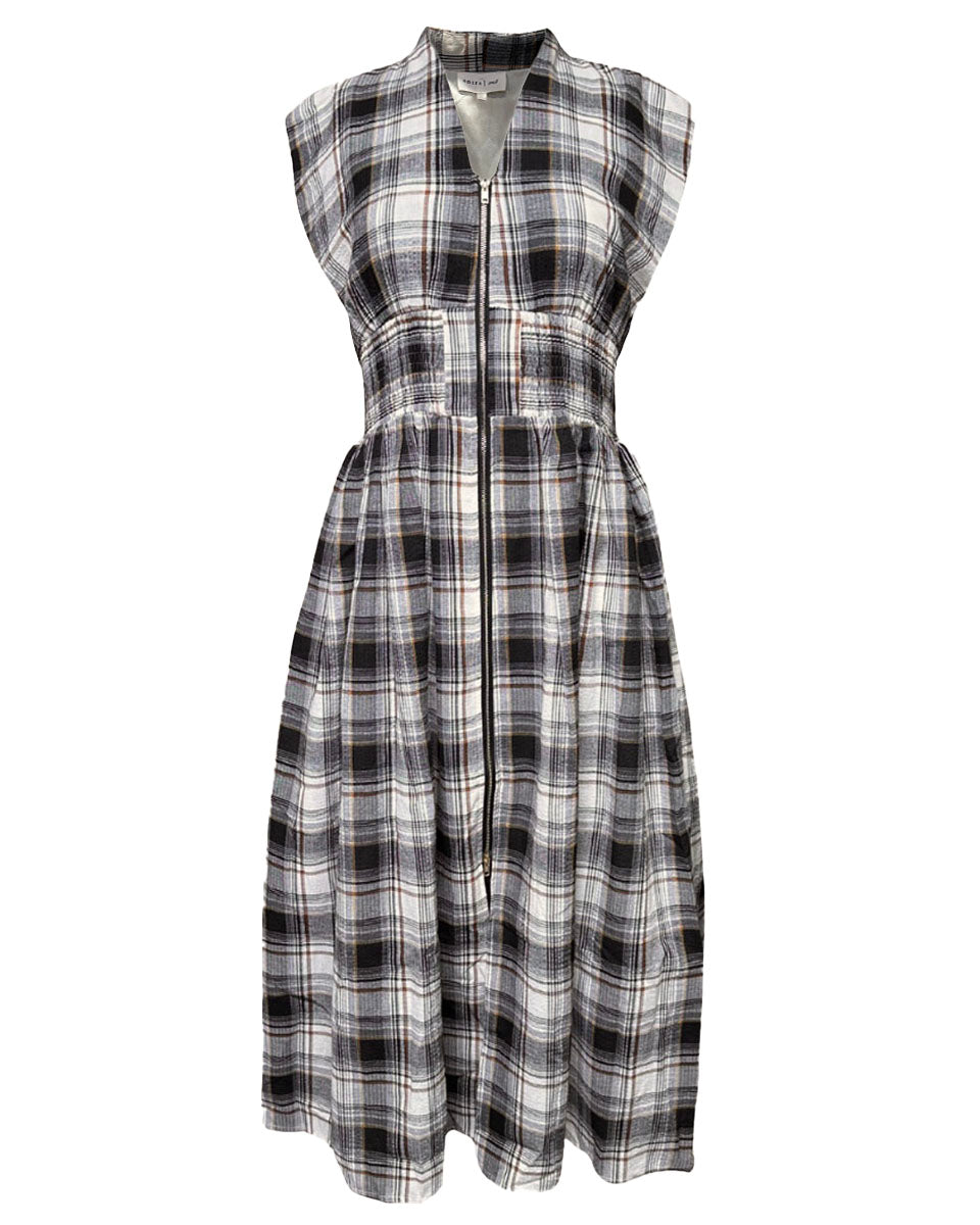 Plaid Midi Dress - Blackbird Boutique