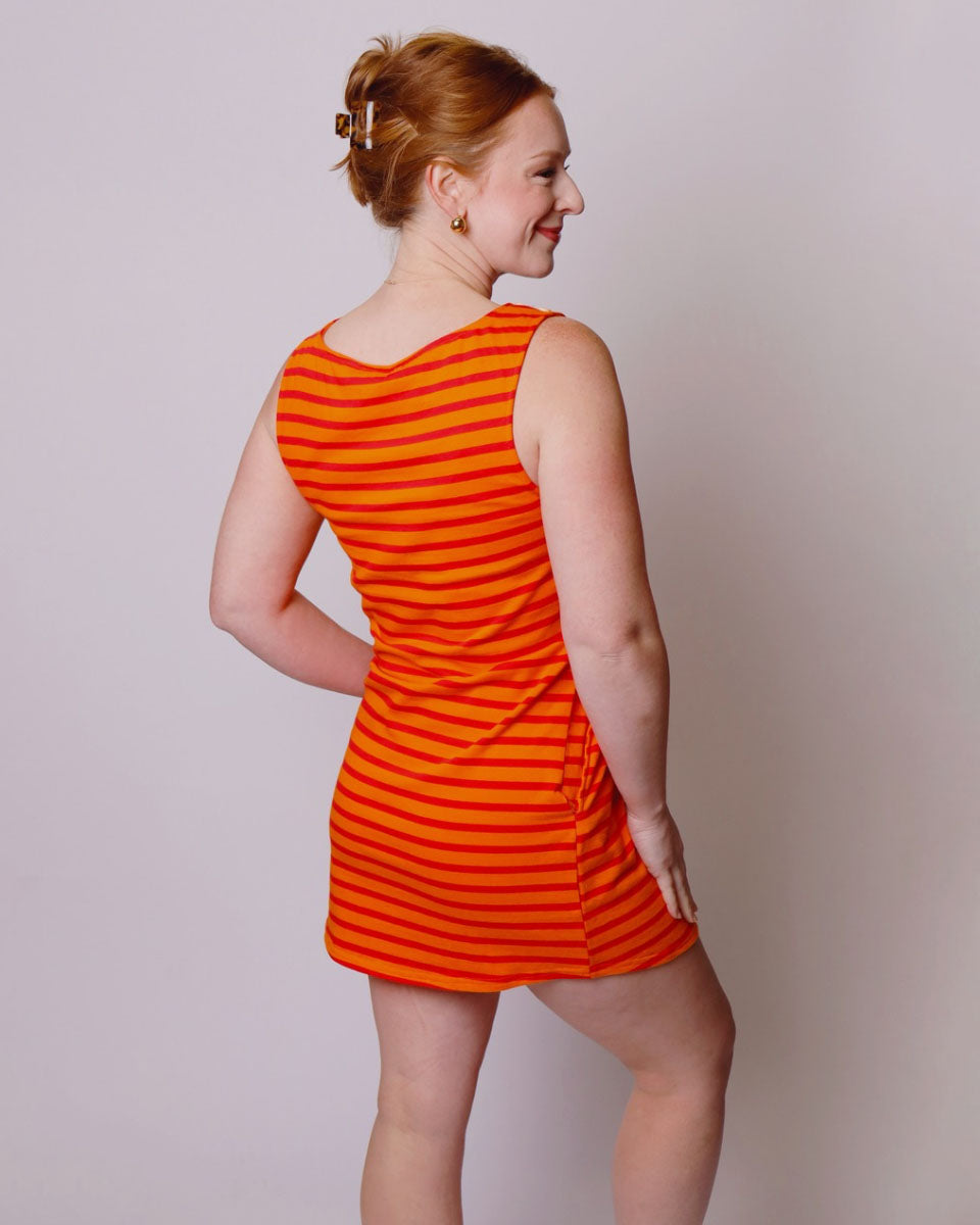 Celia Sunkist Pink Mini Shift Dress