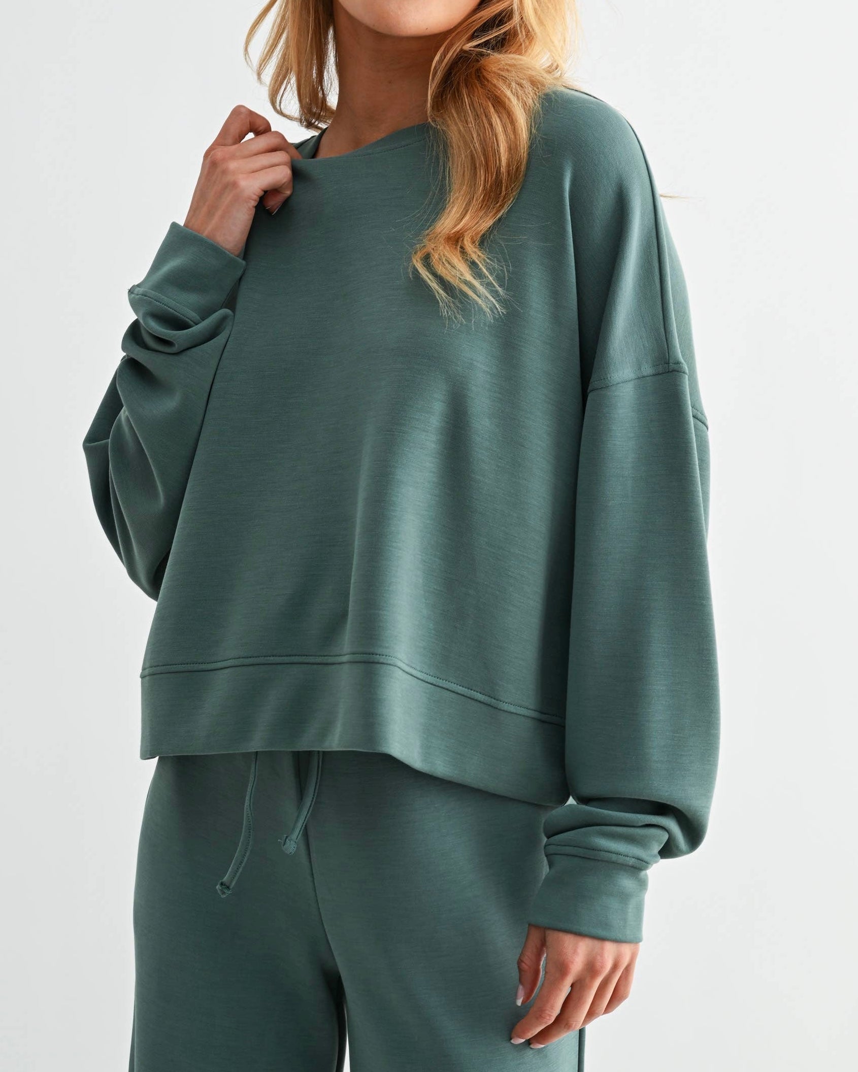 Mono B Dropped Shoulder Sweatshirt - Blackbird Boutique