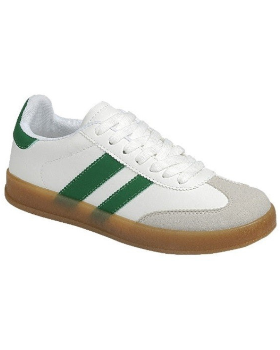 Low Top Sneakers White/Green
