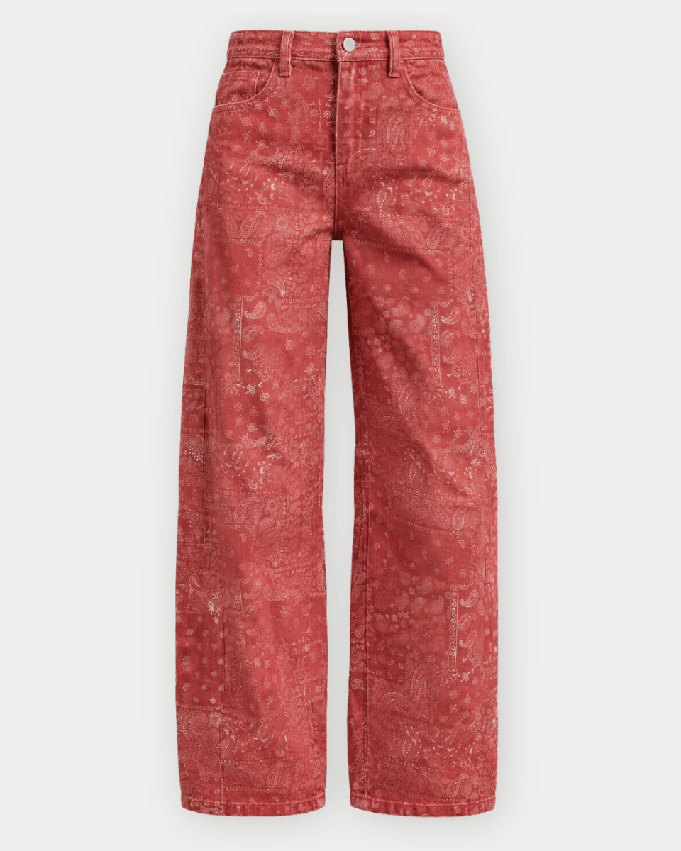 Sundance Paisley Denim Pants