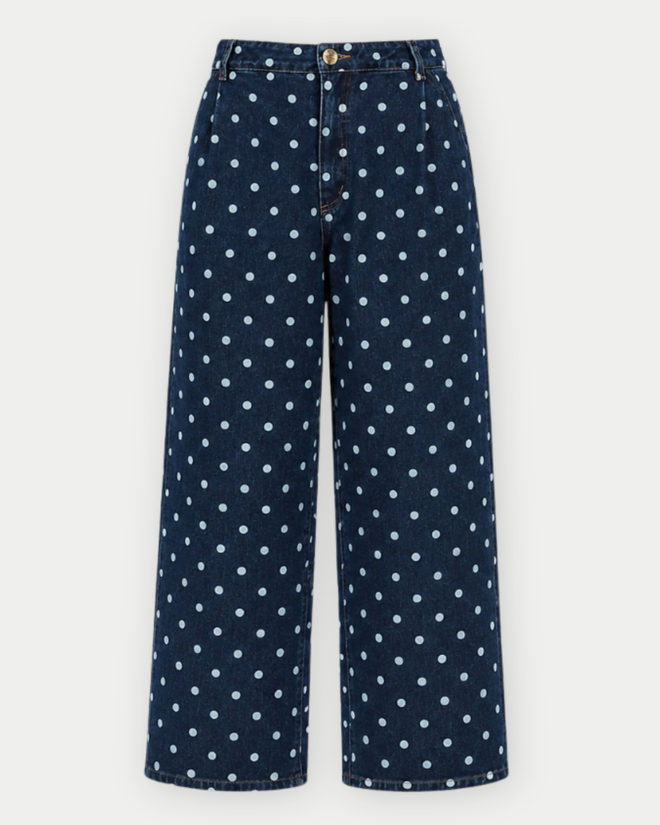 Tilly Denim Polka Dot Jeans