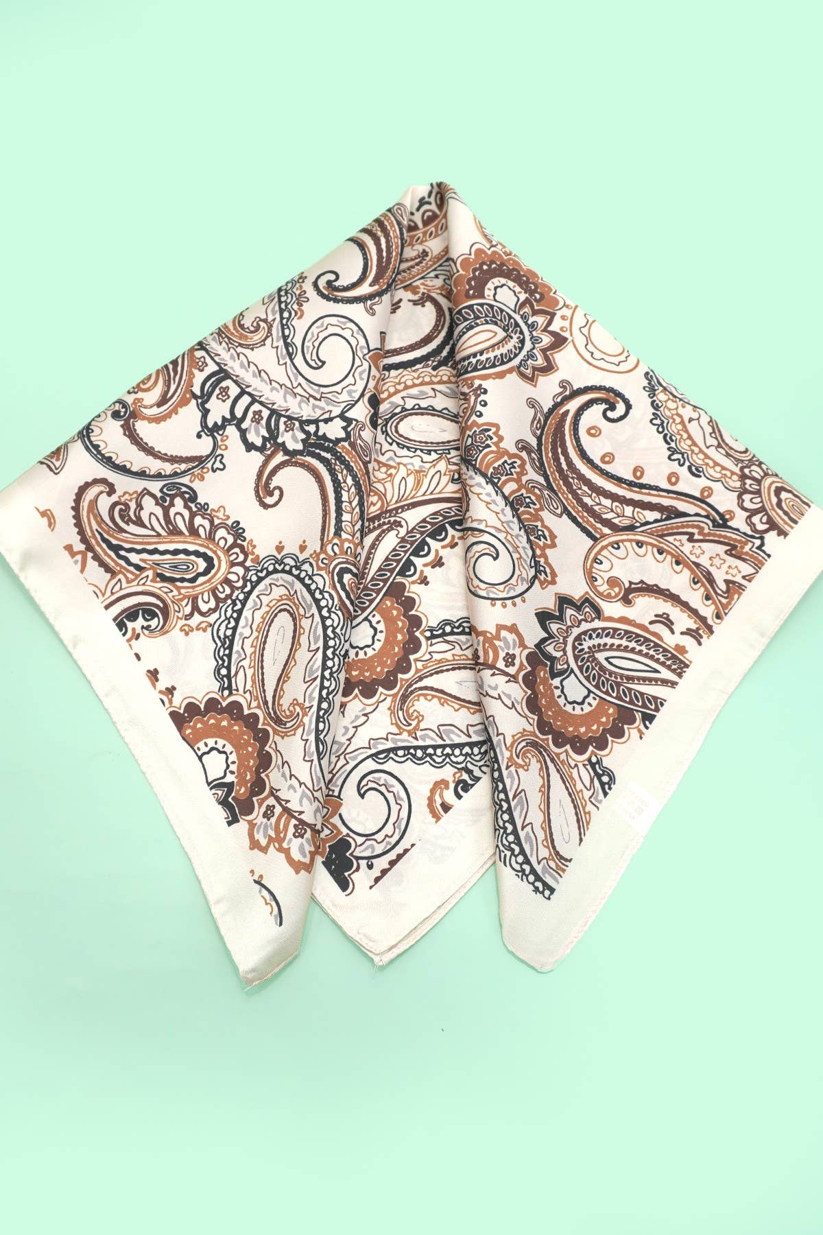 PAISLEY SILKY FEEL BANDANA SCARF