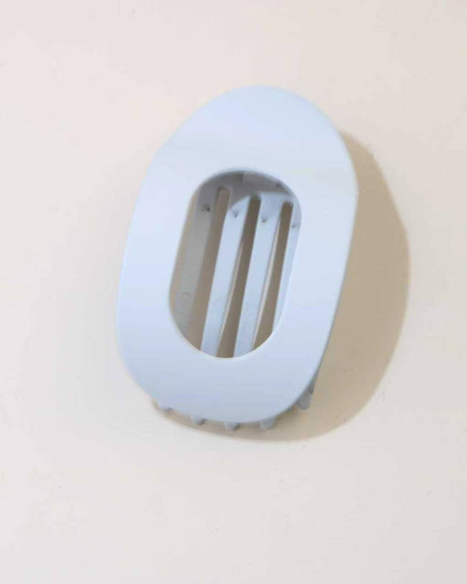 Solid Oval Flat Hair Clip - Blackbird Boutique