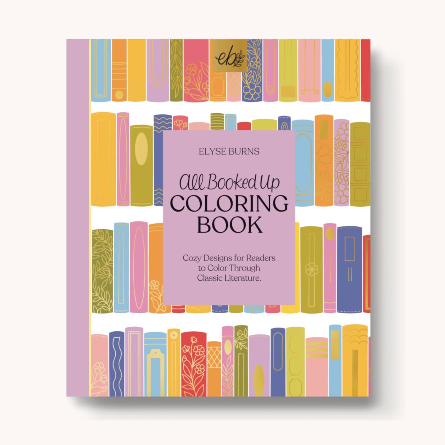 All Booked Up Coloring Book | Bookish & Reading - Blackbird Boutique