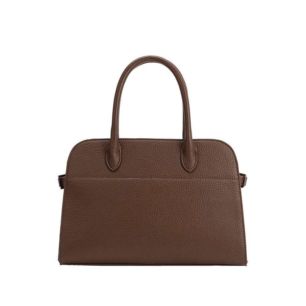 MELIE BIANCO Marlo Espresso Recycled Vegan Crossbody Bag - Blackbird Boutique