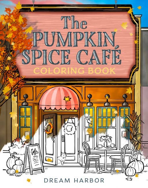The Pumpkin Spice Café Coloring Book - Blackbird Boutique