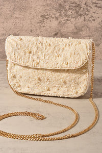 Beaded Crossbody Clutch