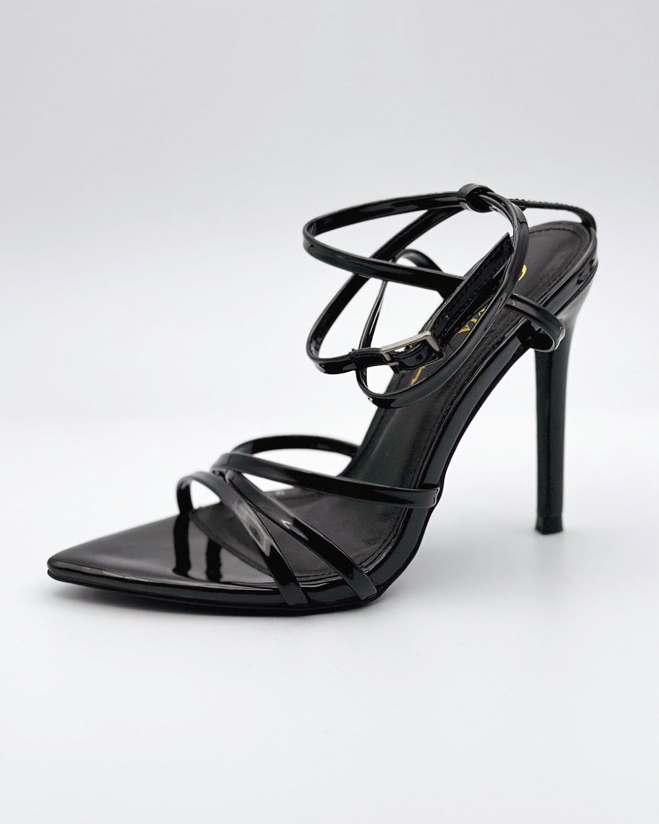 Fergie Strappy Heeled Sandals - Blackbird Boutique