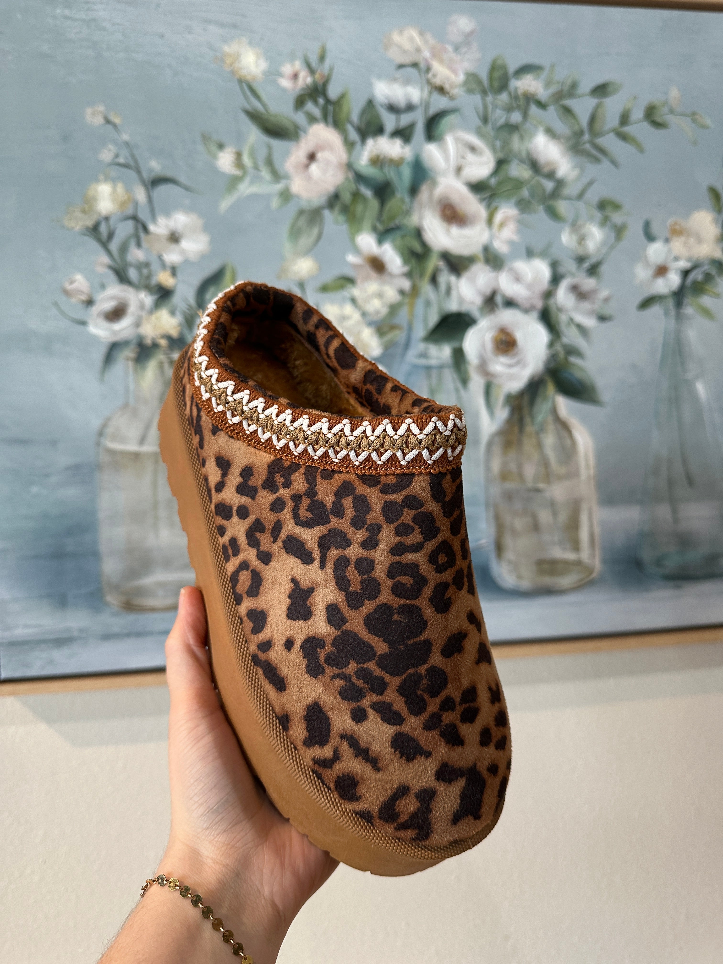 Leopard Print Booties - Blackbird Boutique