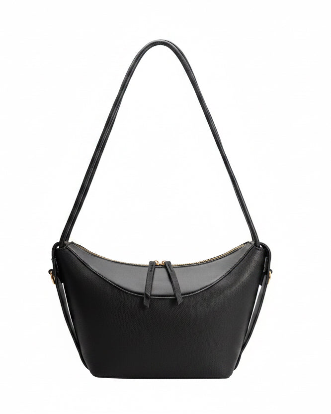 MELIE BIANCO Wesley Black Vegan Shoulder Bag - Blackbird Boutique