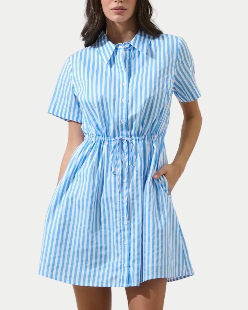 Saida Striped Kenda Shift Mini Dress - Blackbird Boutique