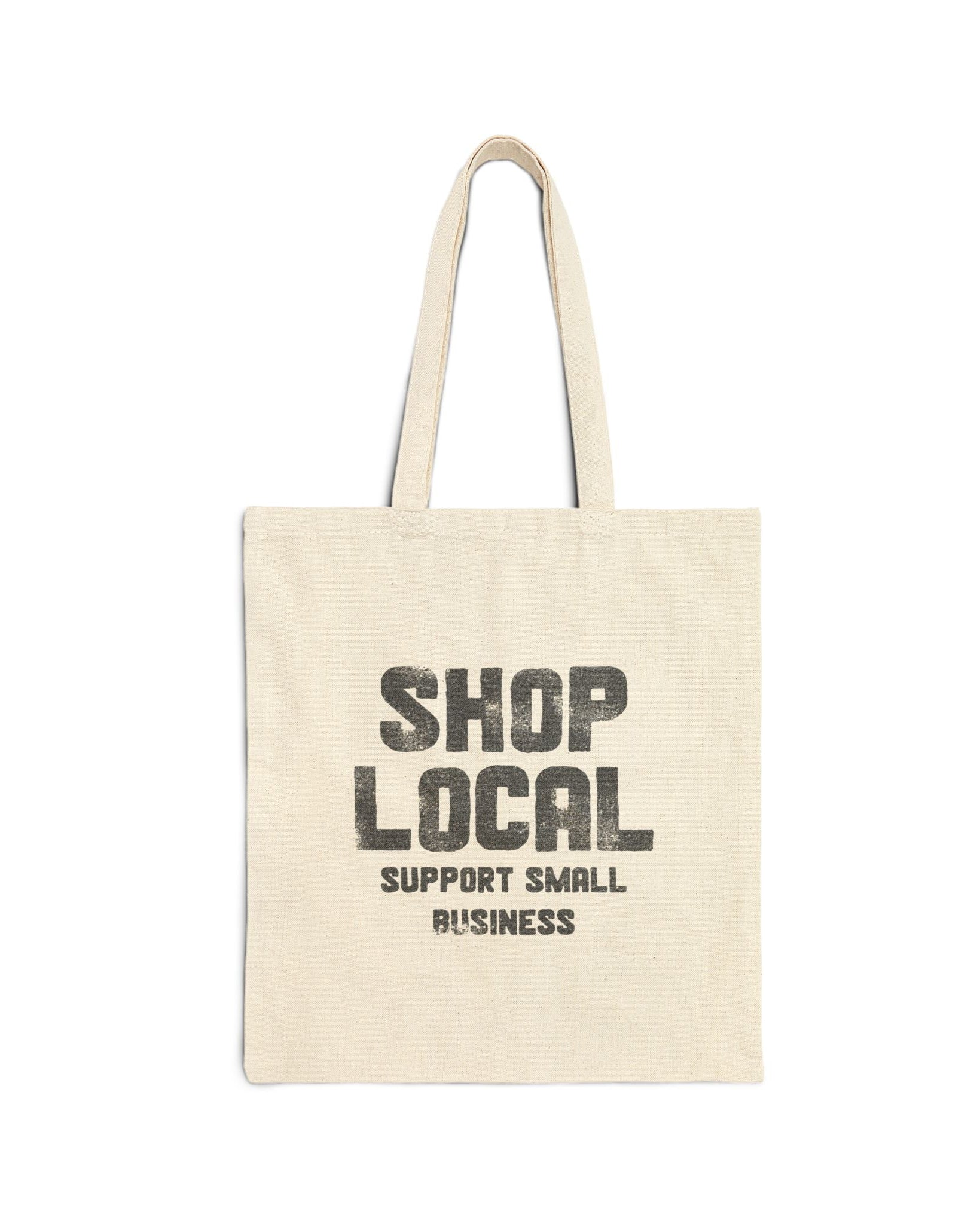 Reusable Cotton Canvas Tote Bag - Shop Local & Support Small Business - Blackbird Boutique