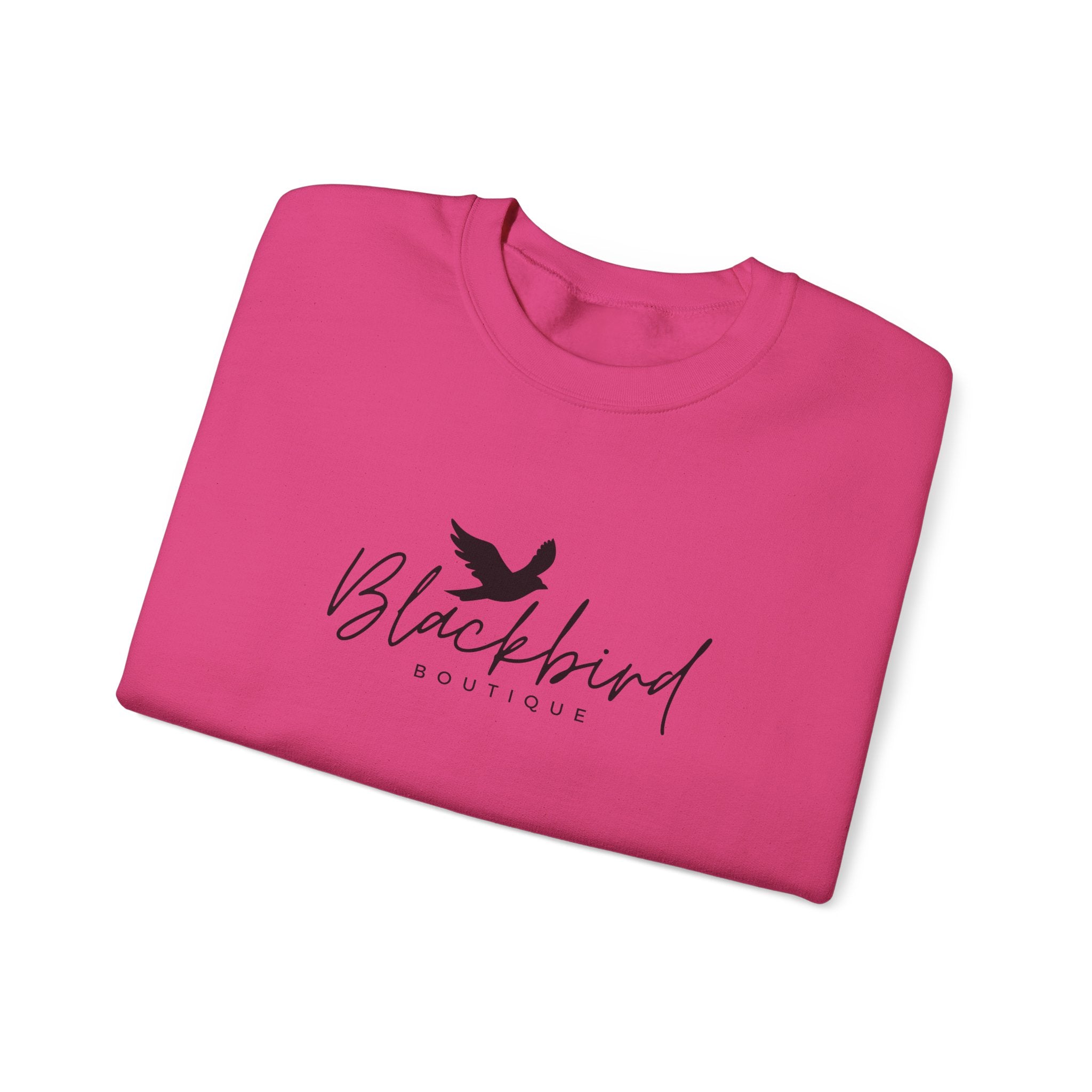 {ONLINE ONLY} Pink Blackbird Logo Crewneck Sweatshirt