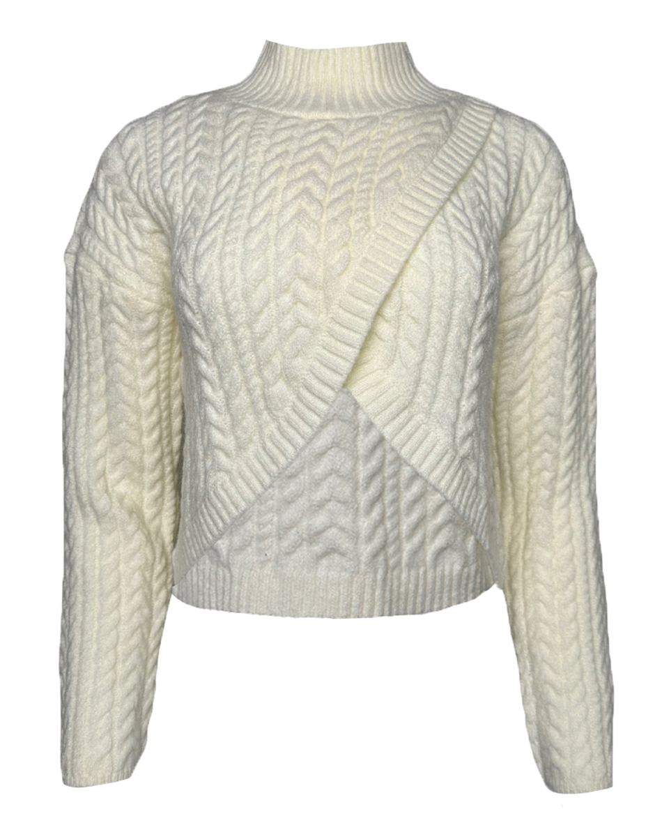 Savannah Sweater in Ivory - Blackbird Boutique