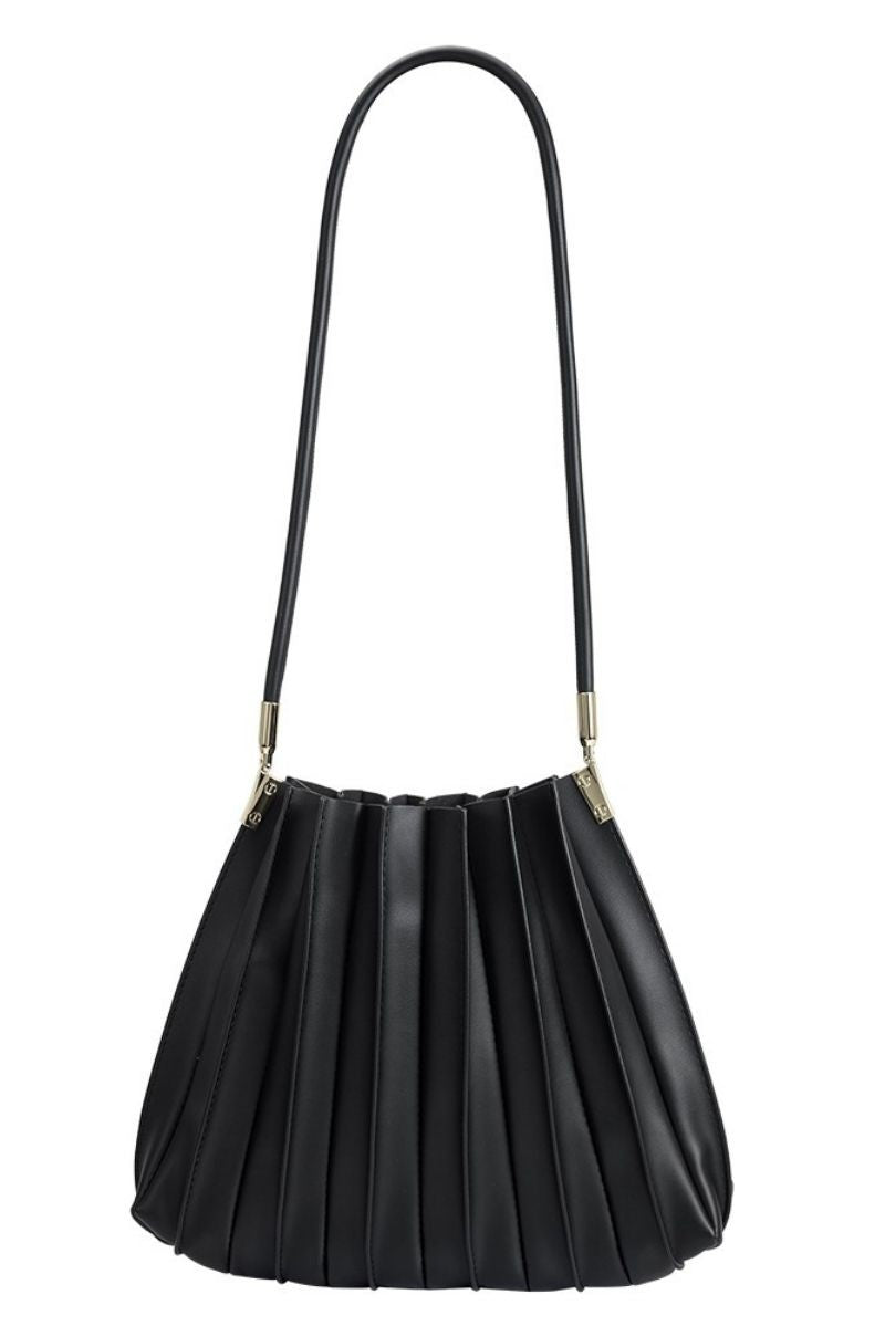 MELIE BIANCO Carrie Black Shoulder Bag - Blackbird Boutique