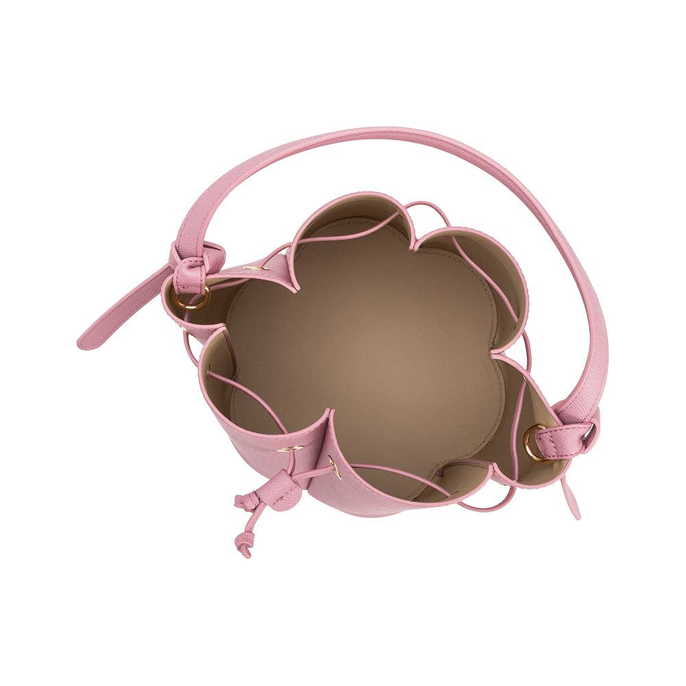 MELIE BIANCO Laguna Mauve Recycled Vegan Leather Top Handle Bag