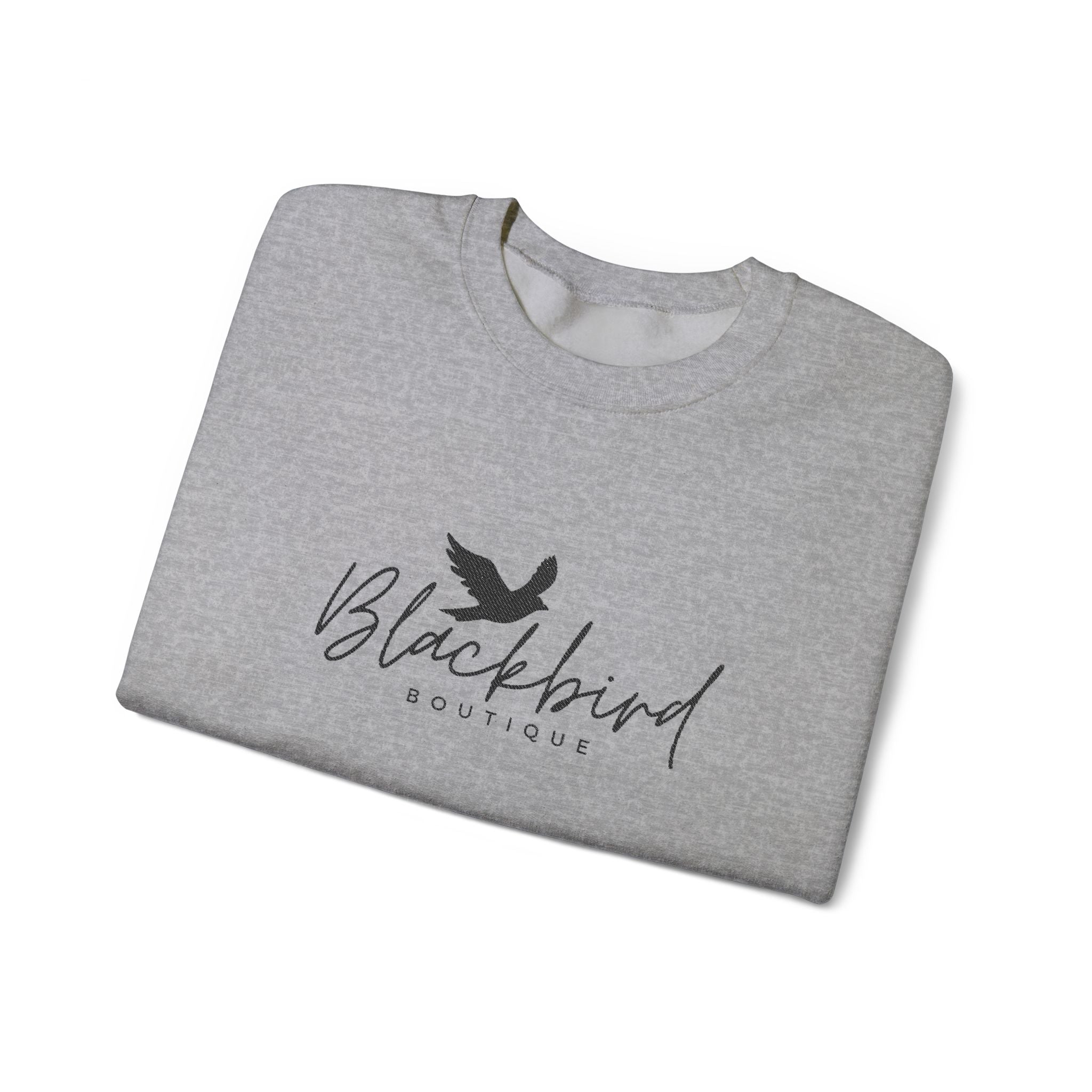 {ONLINE ONLY} Embroidered Blackbird Logo Crewneck Sweatshirt