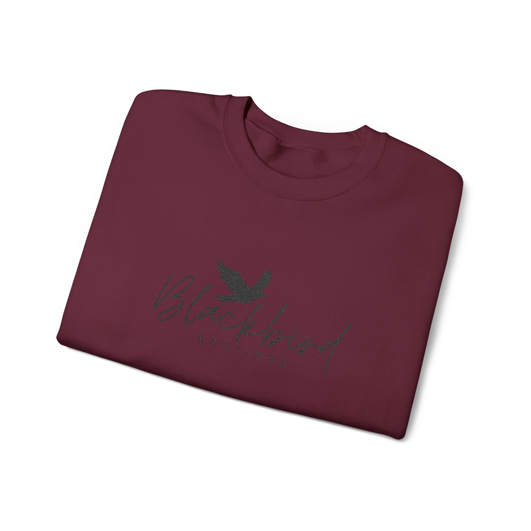 {ONLINE ONLY} Embroidered Blackbird Logo Crewneck Sweatshirt