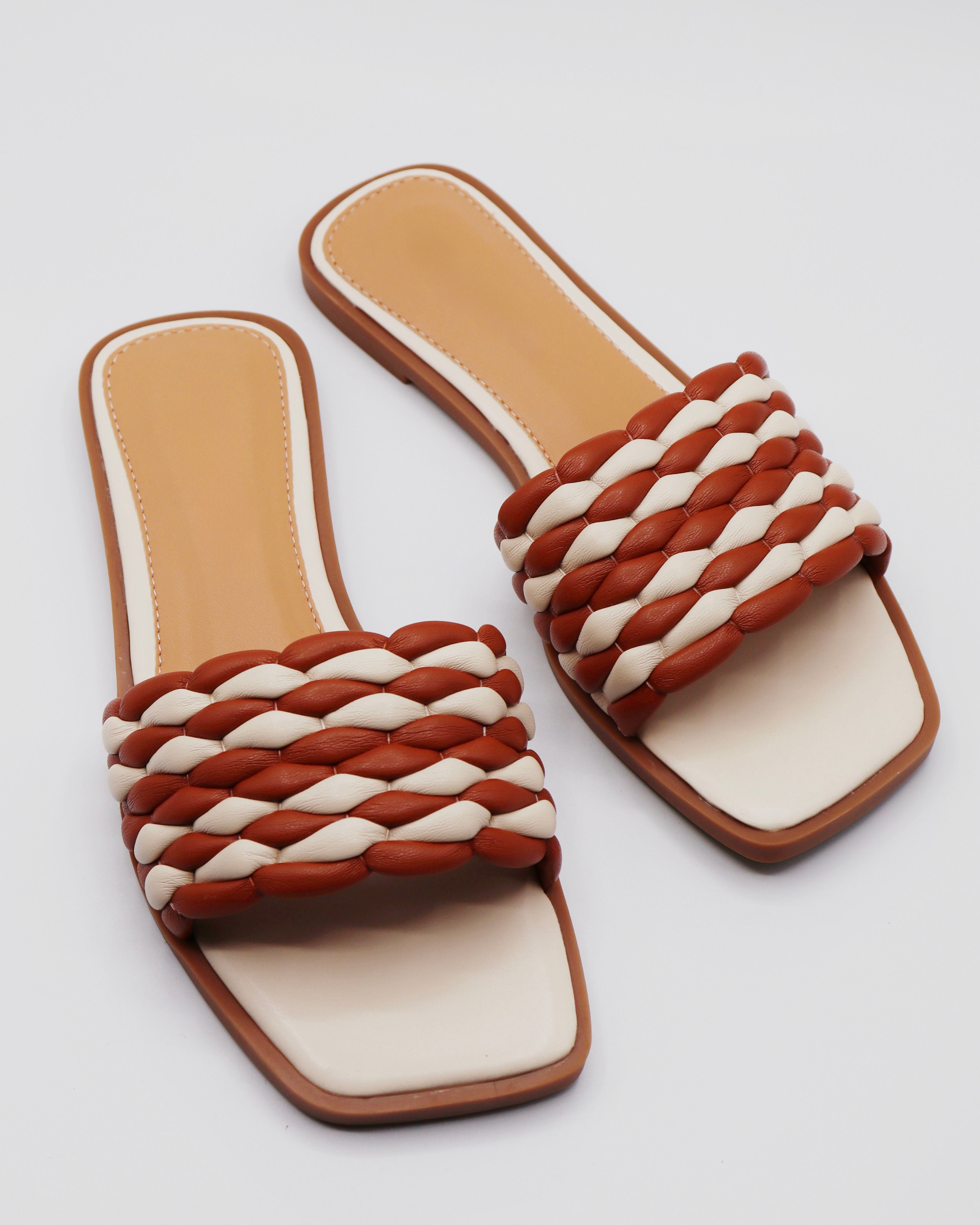 Braided Slide Sandals