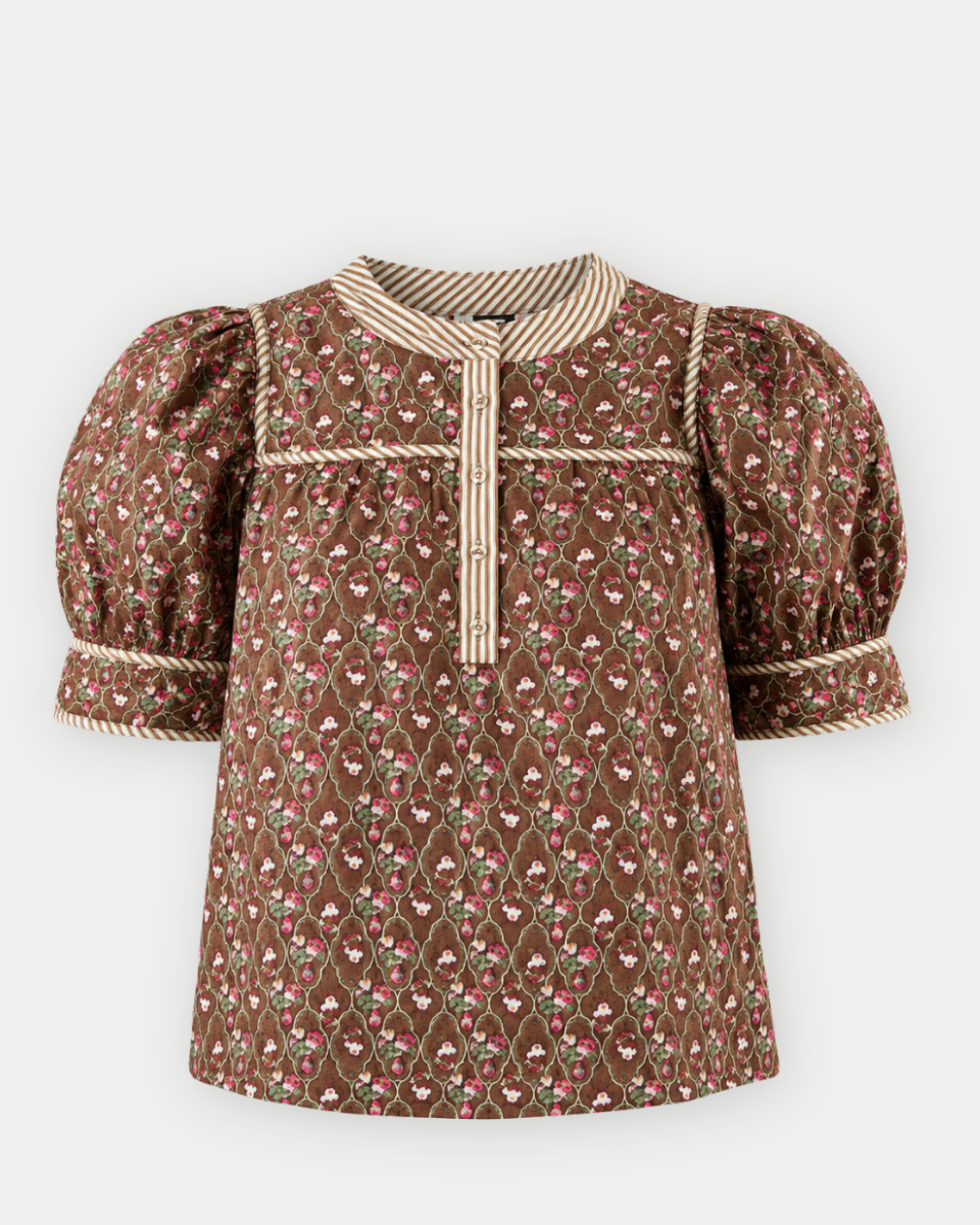 Frankie Floral Cotton Blouse