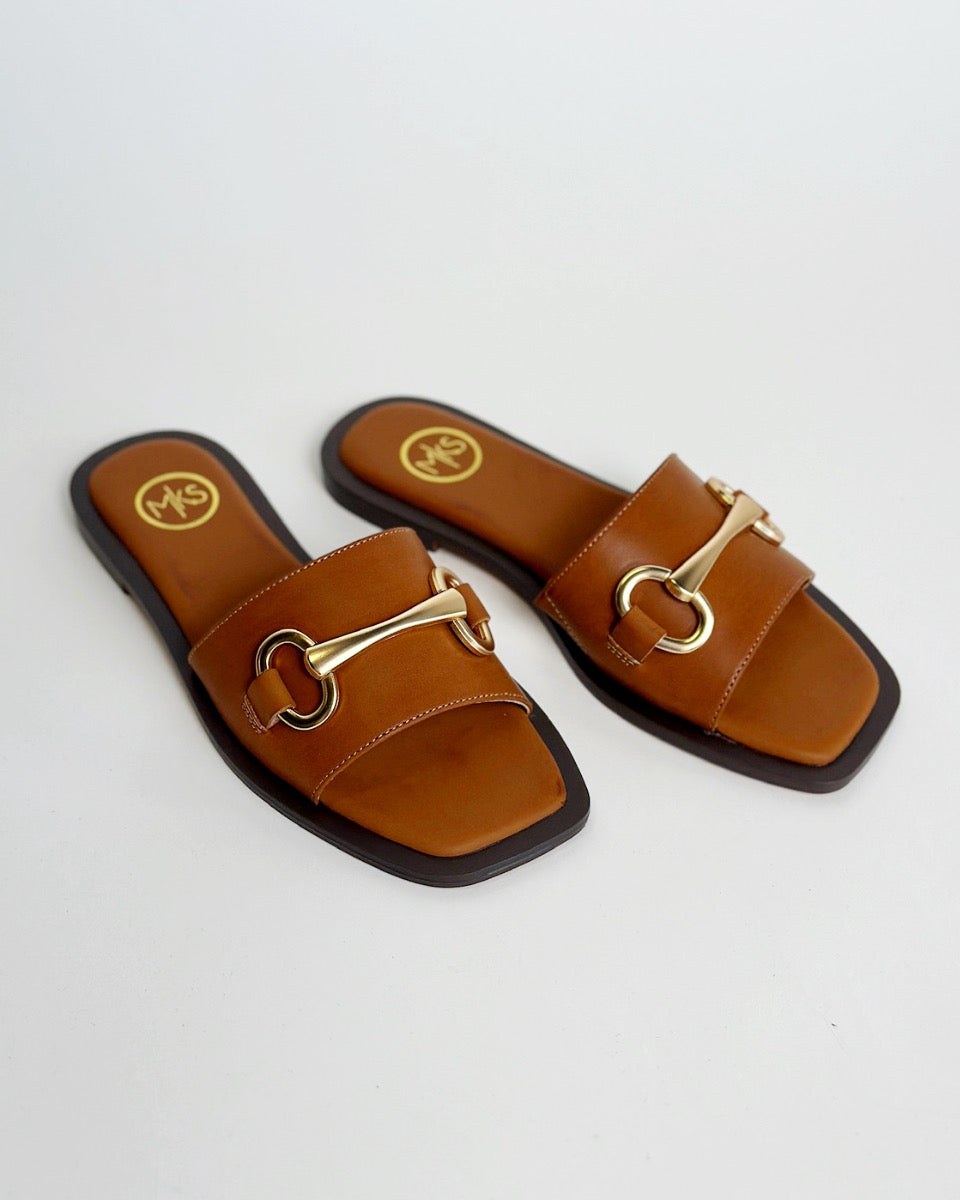 Ava Sandals in Tan