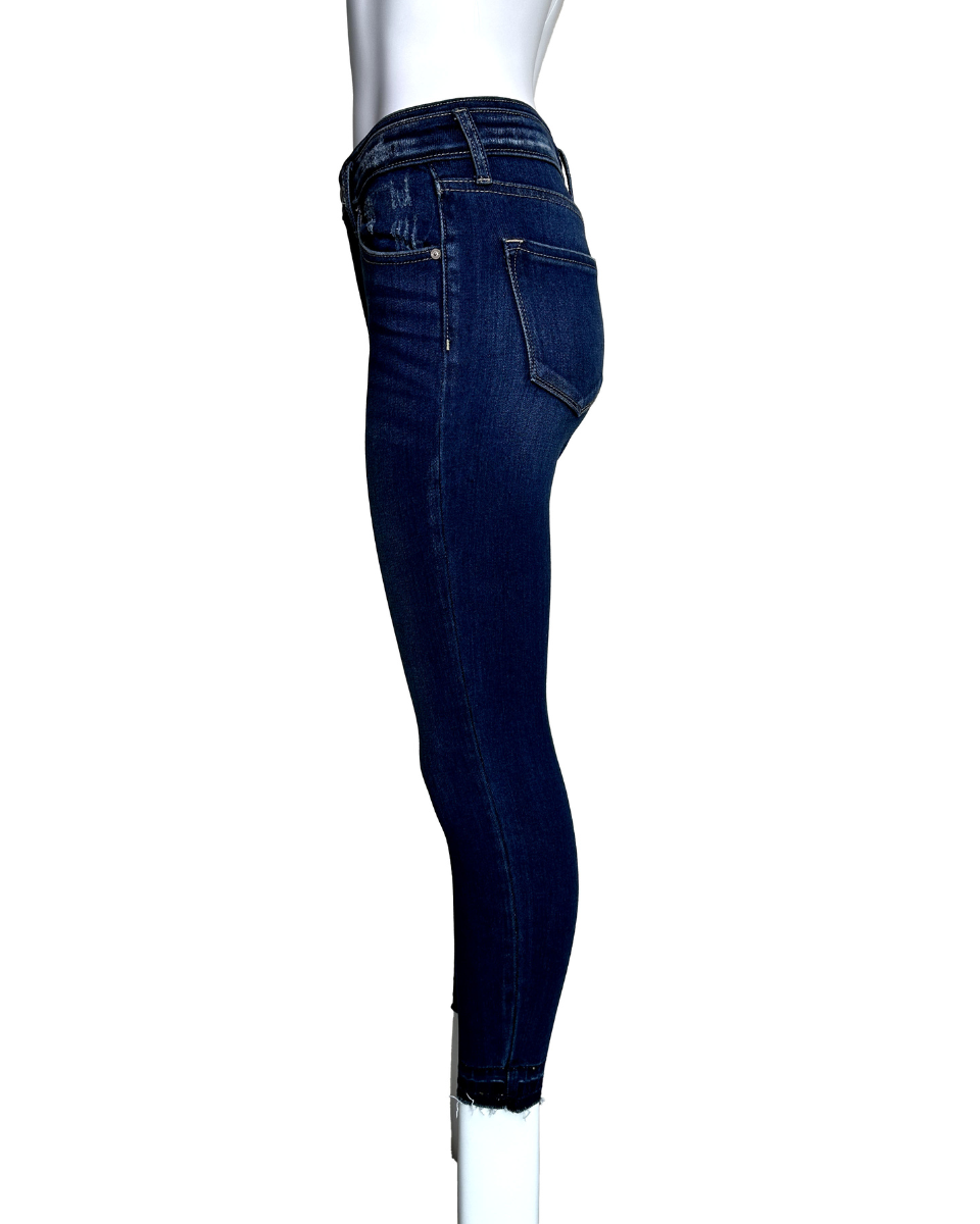 High Rise Ankle Skinny Jeans - Blackbird Boutique