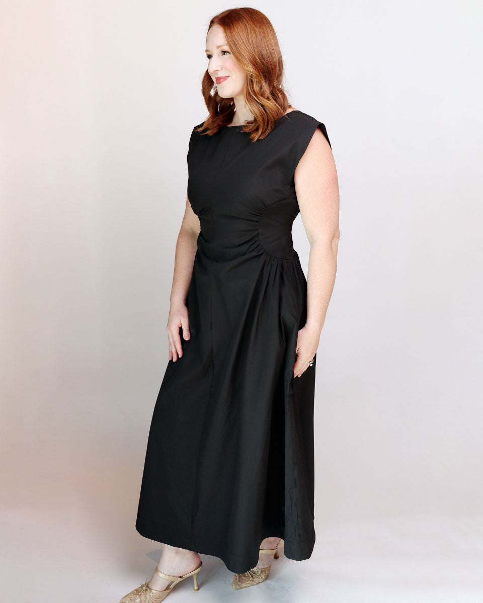 Lyla Ruched Waist Midi Dress